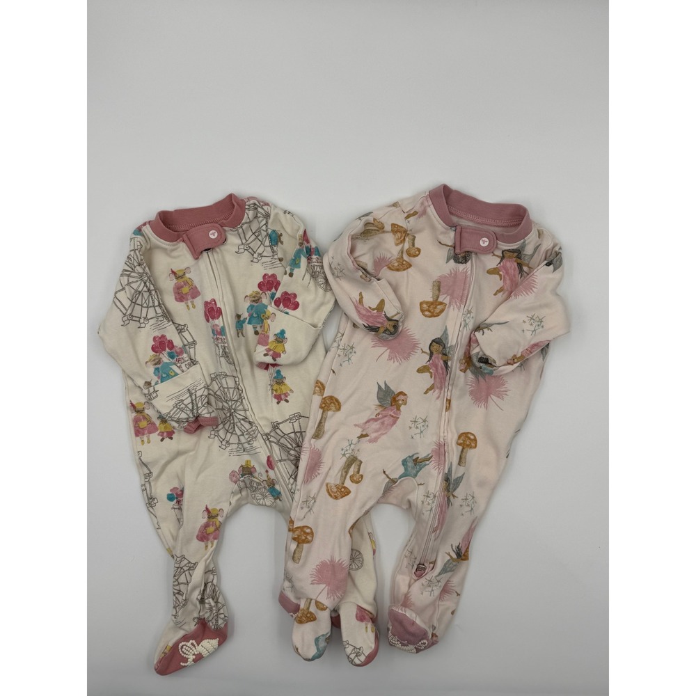 Burts Bees Baby Girl Pajama Sets